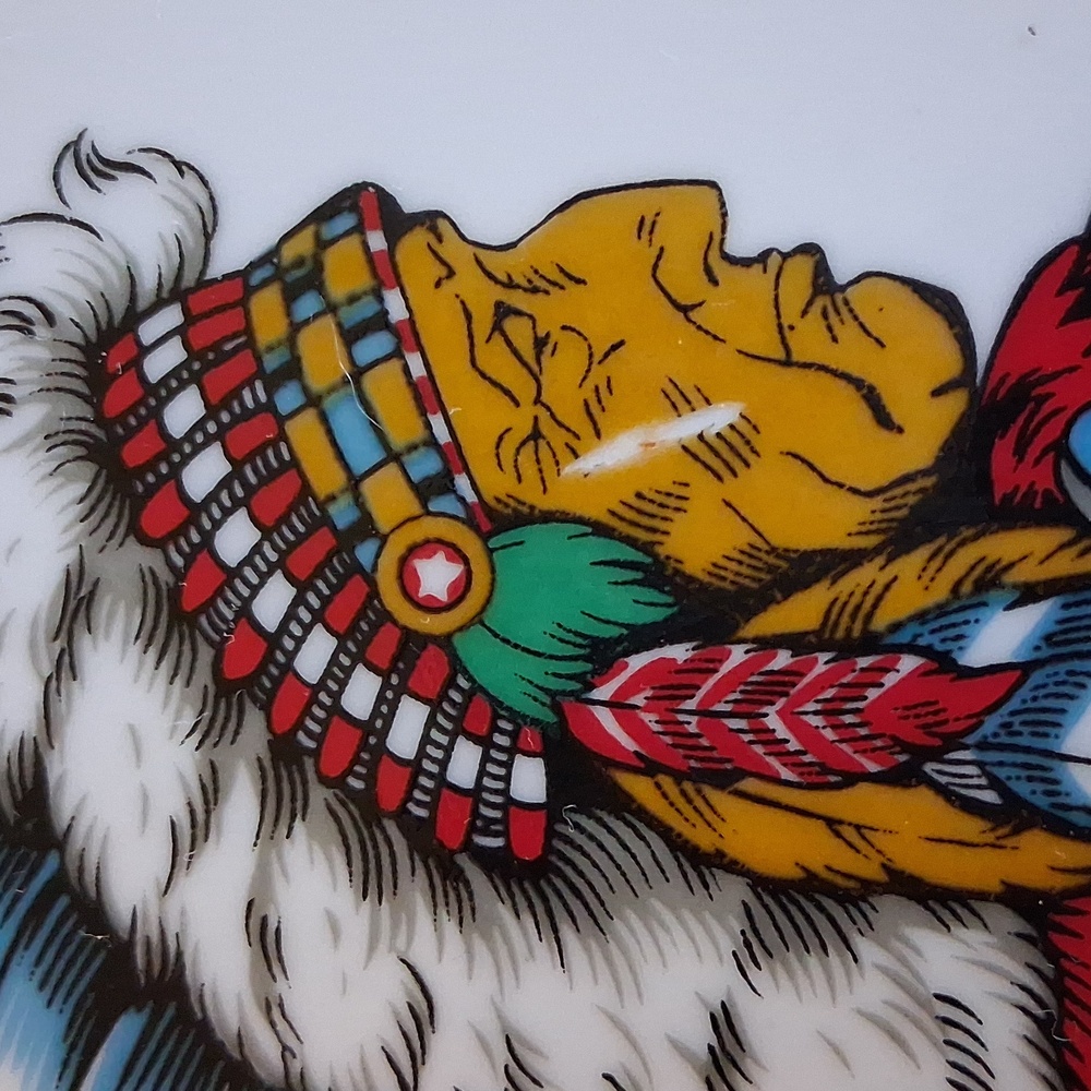 CHIEF RUNNING WATER PLATE - Picture 3 of 5